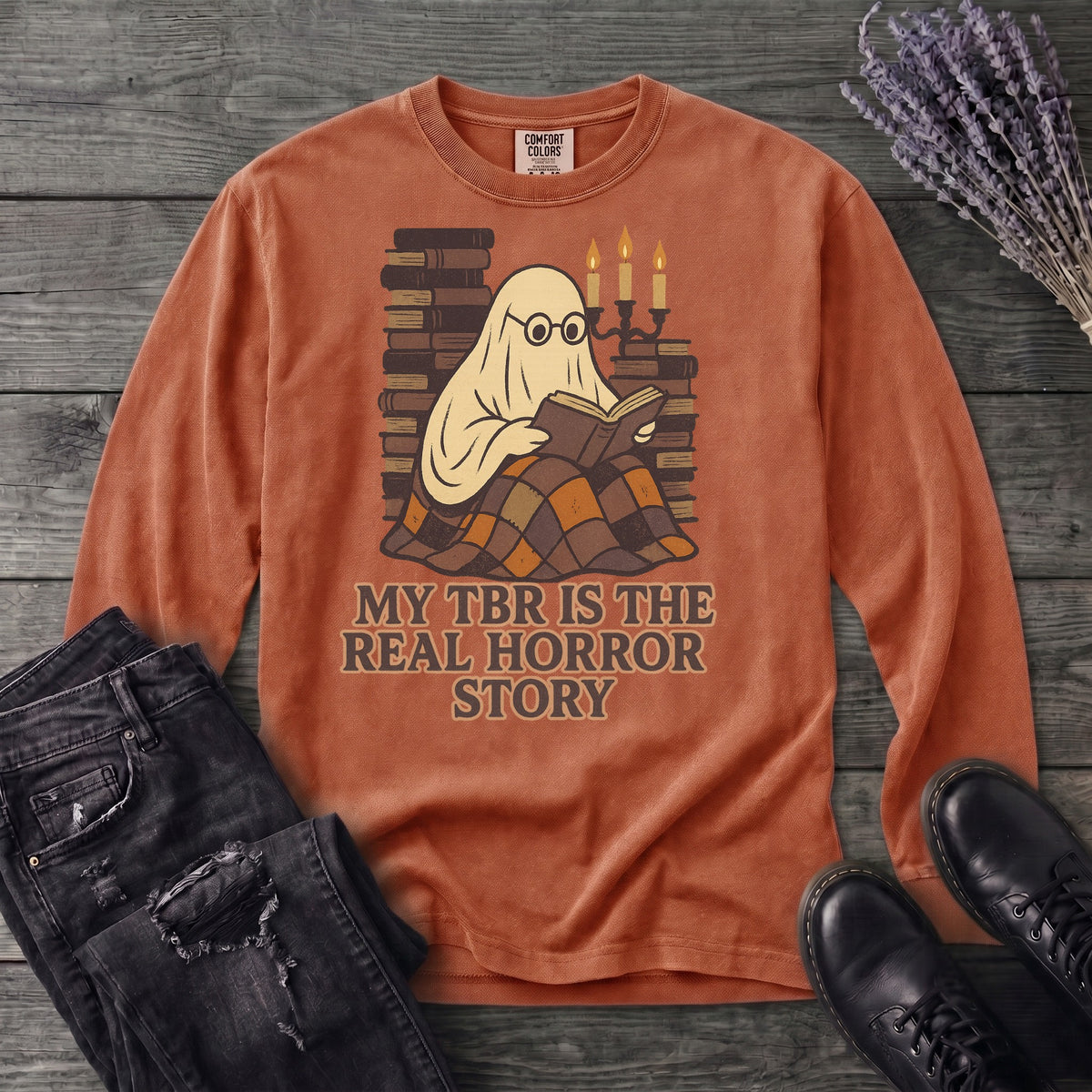 My Tbr Is The Real Horror Story Long Sleeve T-Shirt