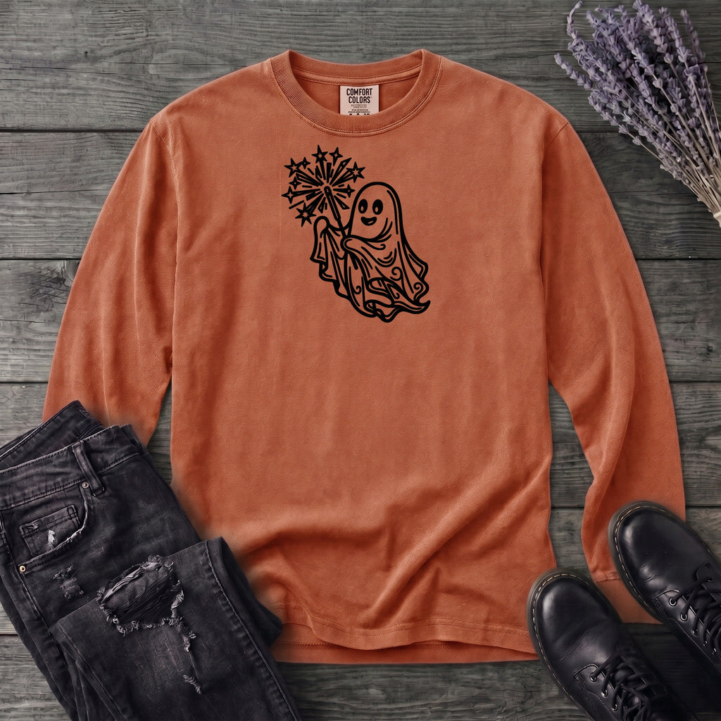 Ghost Sparkler Long Sleeve T-Shirt
