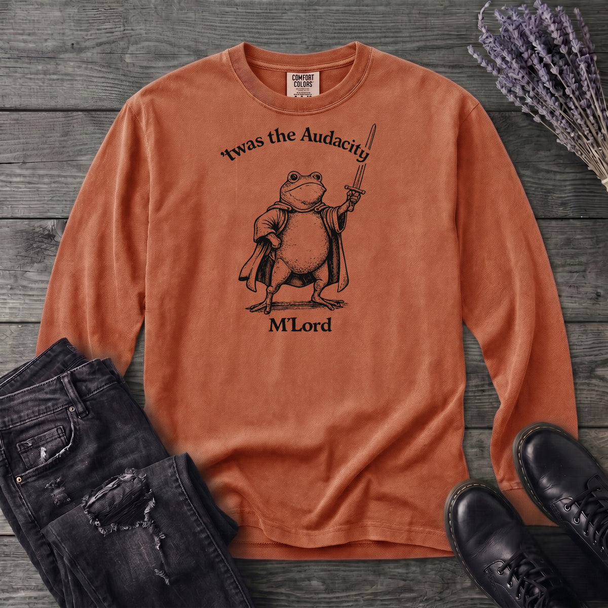 Twas The Audacity Long Sleeve T-Shirt