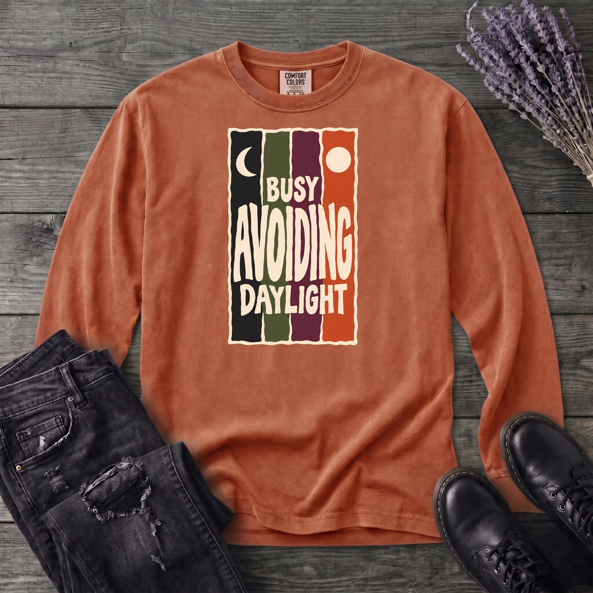 Avoiding Daylight Long Sleeve T-Shirt