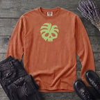 Monstera Skull Long Sleeve T-Shirt