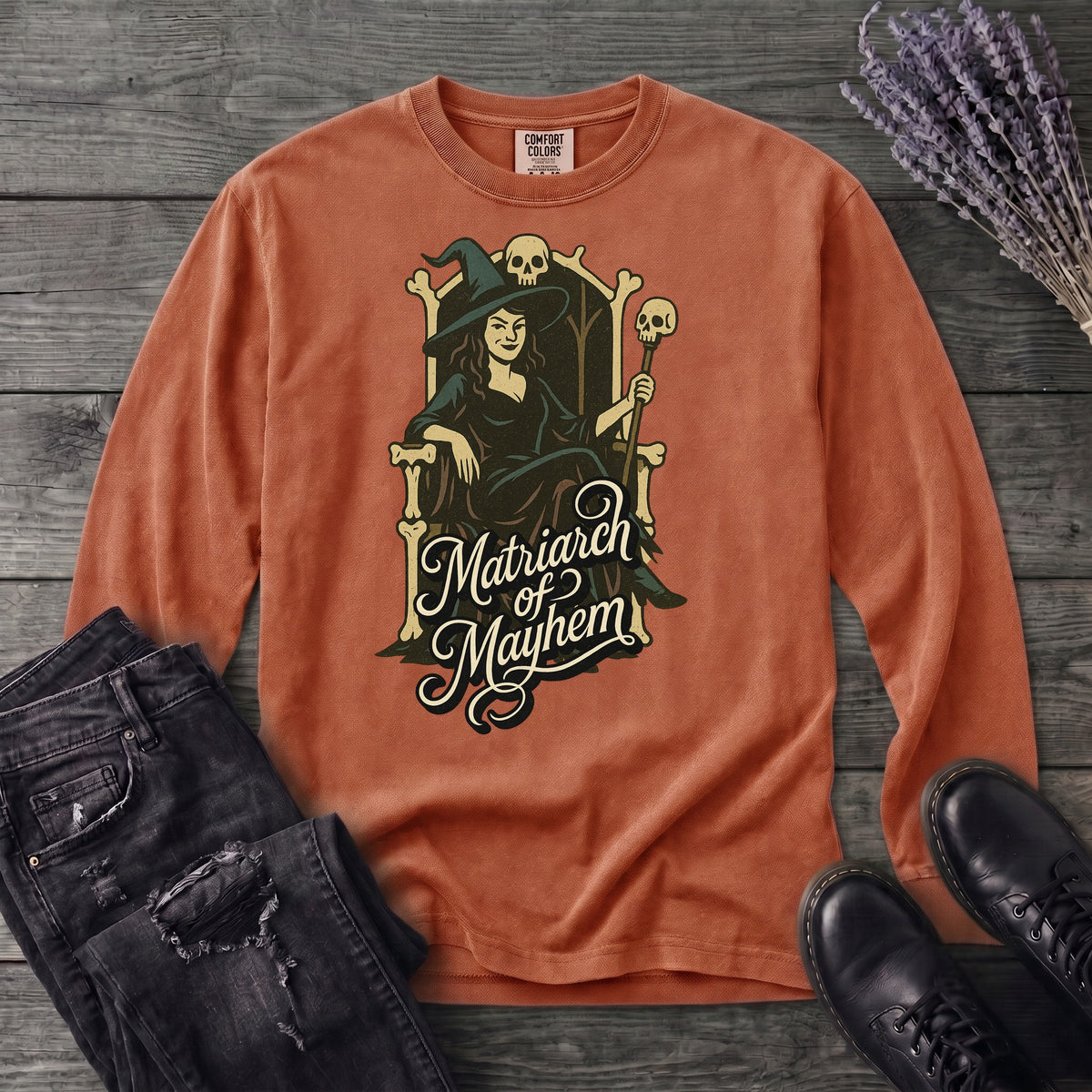 Matriarch of Mayhem Long Sleeve T-Shirt