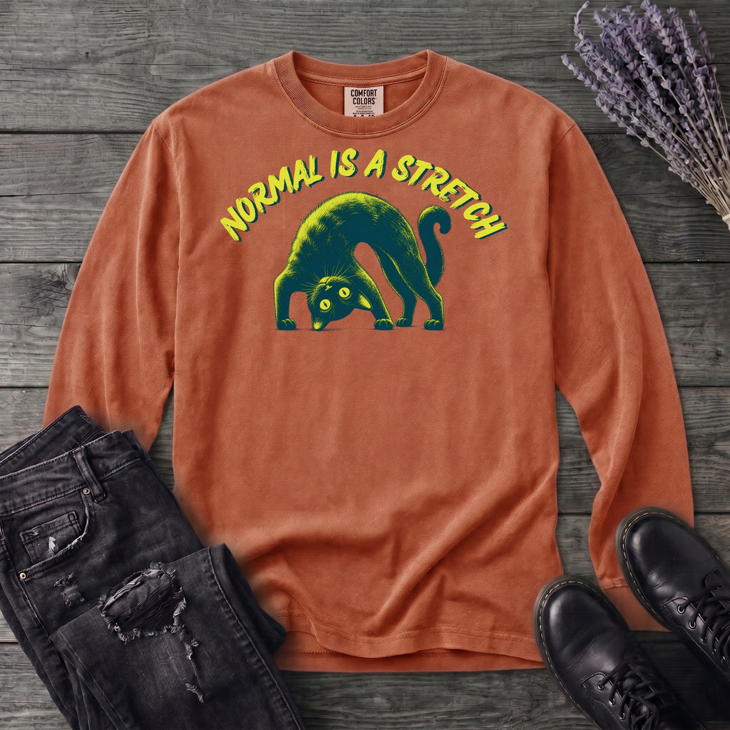 Normal Is A Stretch Long Sleeve T-Shirt