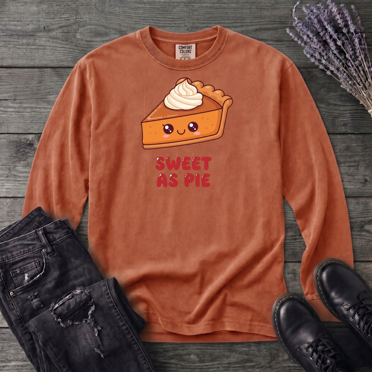 Cute As Pie Long Sleeve T-Shirt