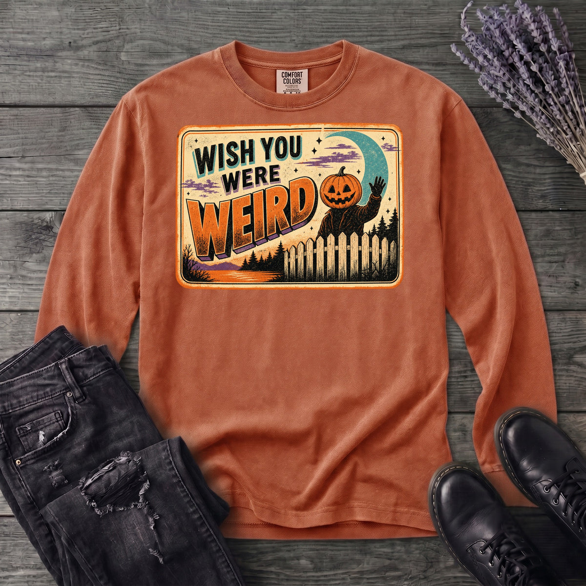 Wish You Were Weird Long Sleeve T-Shirt