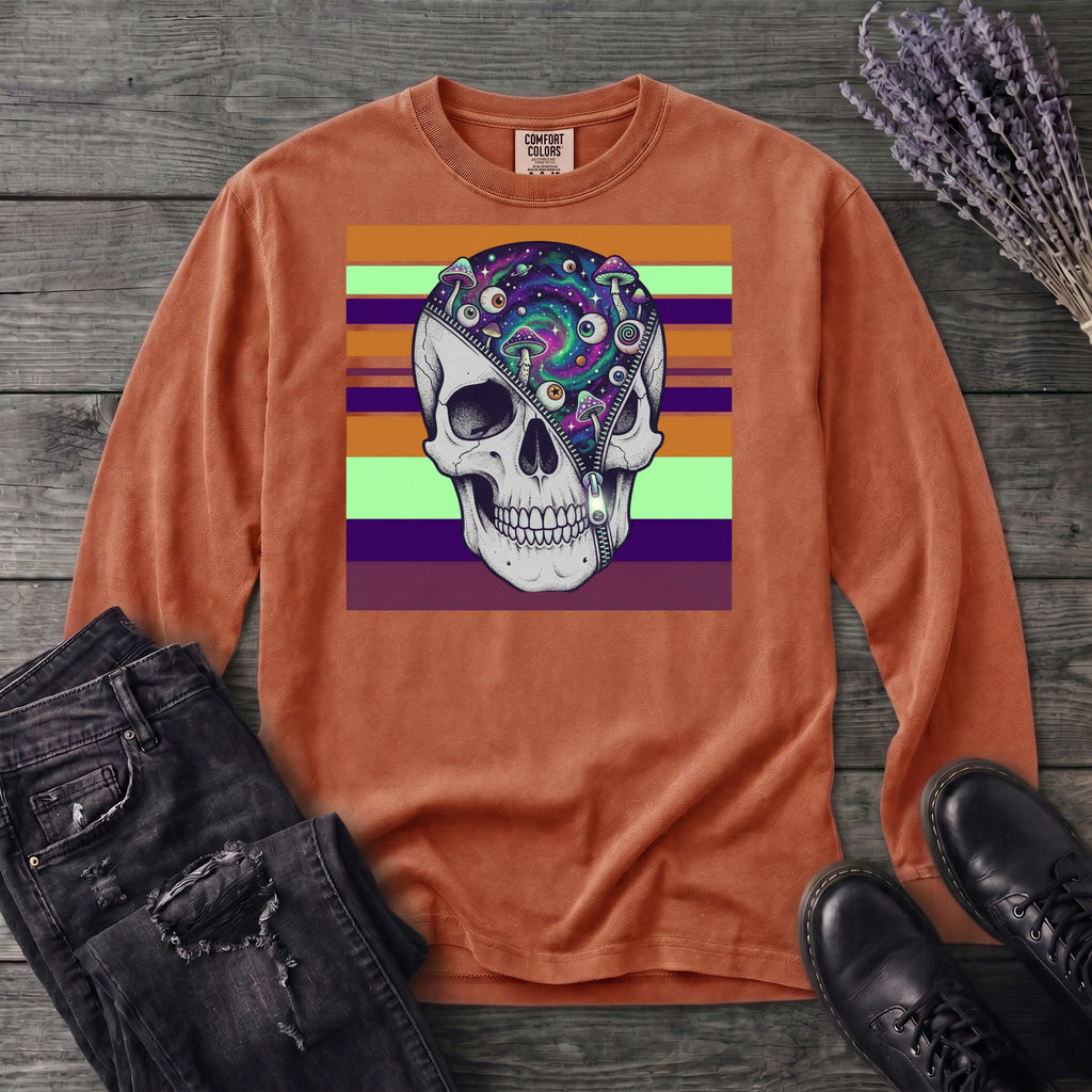 unzip your mind Long Sleeve T-Shirt
