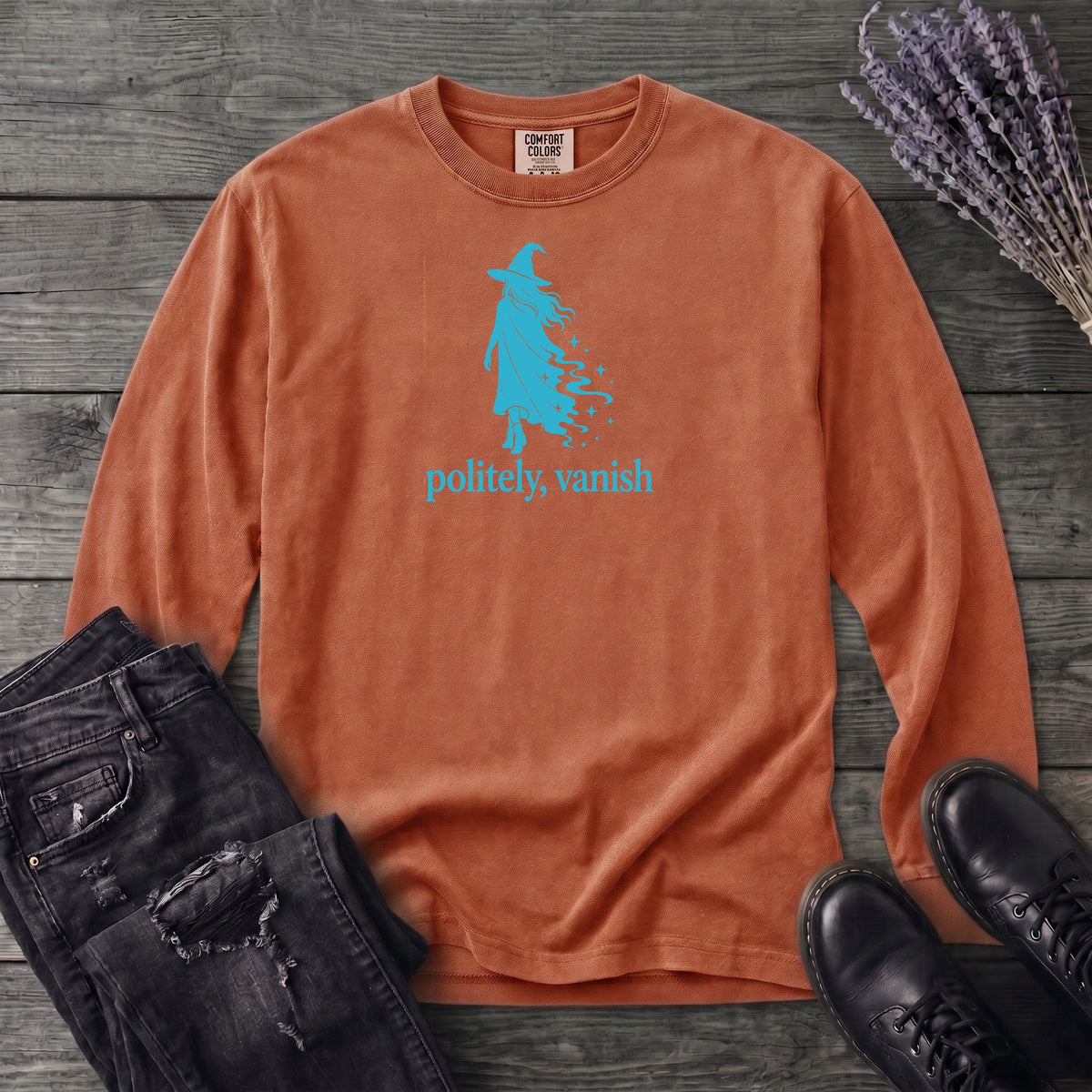 Politely Vanish Long Sleeve T-Shirt
