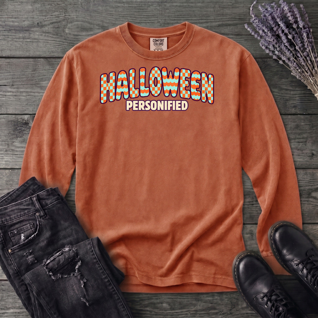 Halloween Personified Long Sleeve T-Shirt