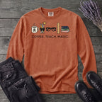 Coffee Teach Magic Long Sleeve T-Shirt
