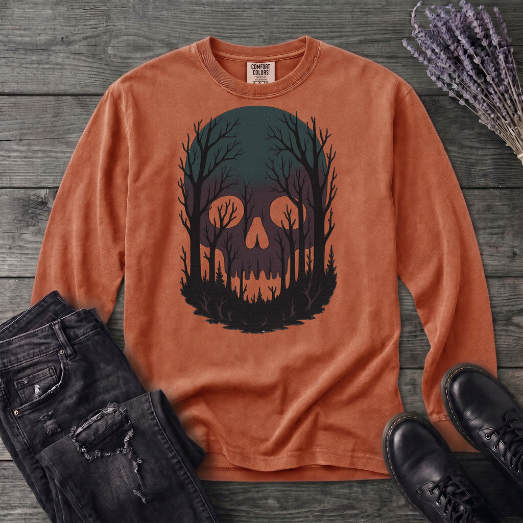 Skull Forest Long Sleeve T-Shirt