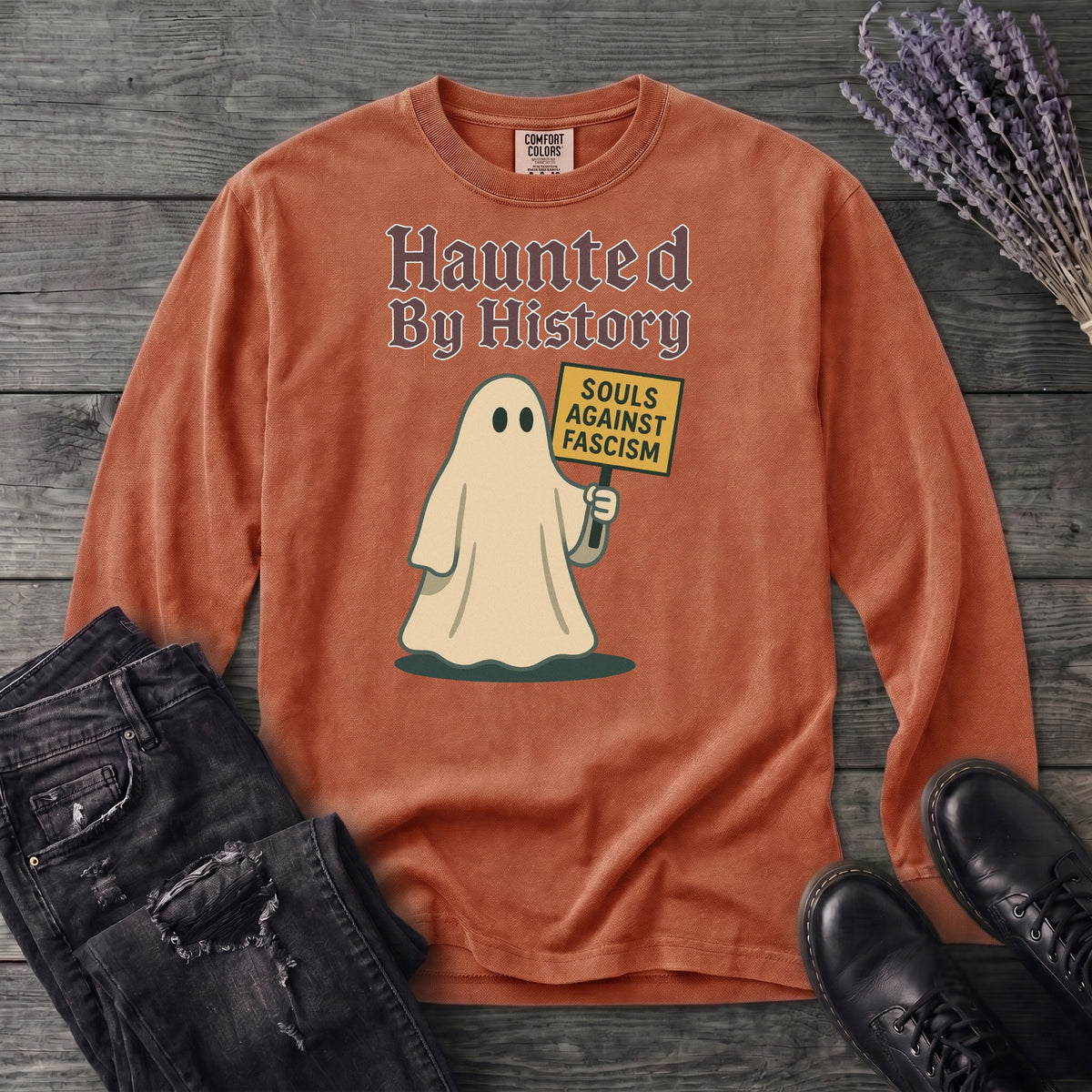 Haunted By History Long Sleeve T-Shirt