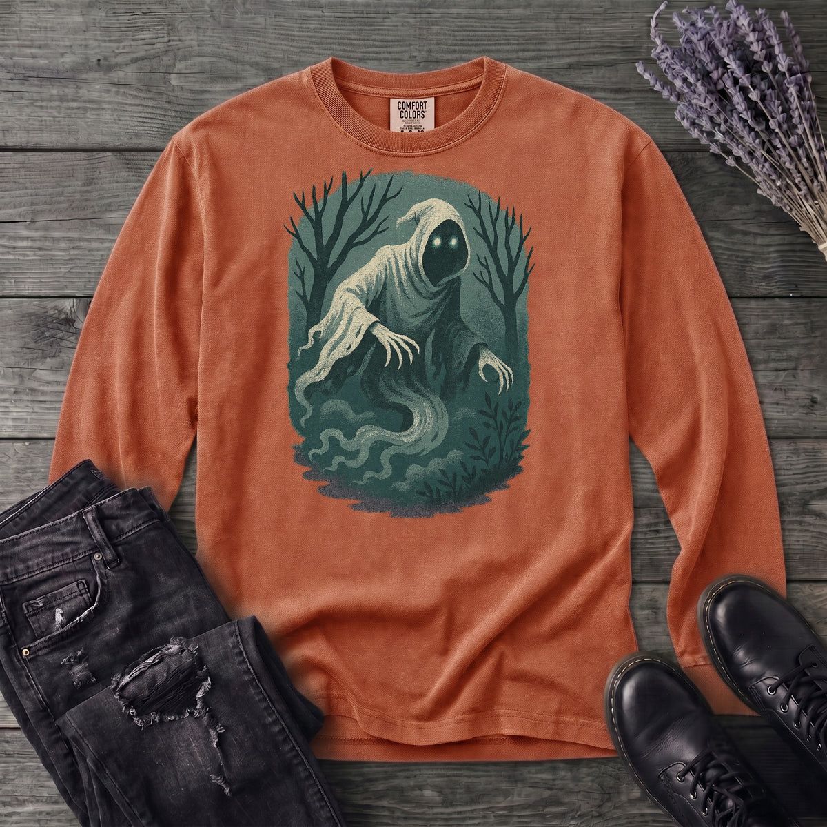 Woodland Spirits Wraith Long Sleeve T-Shirt