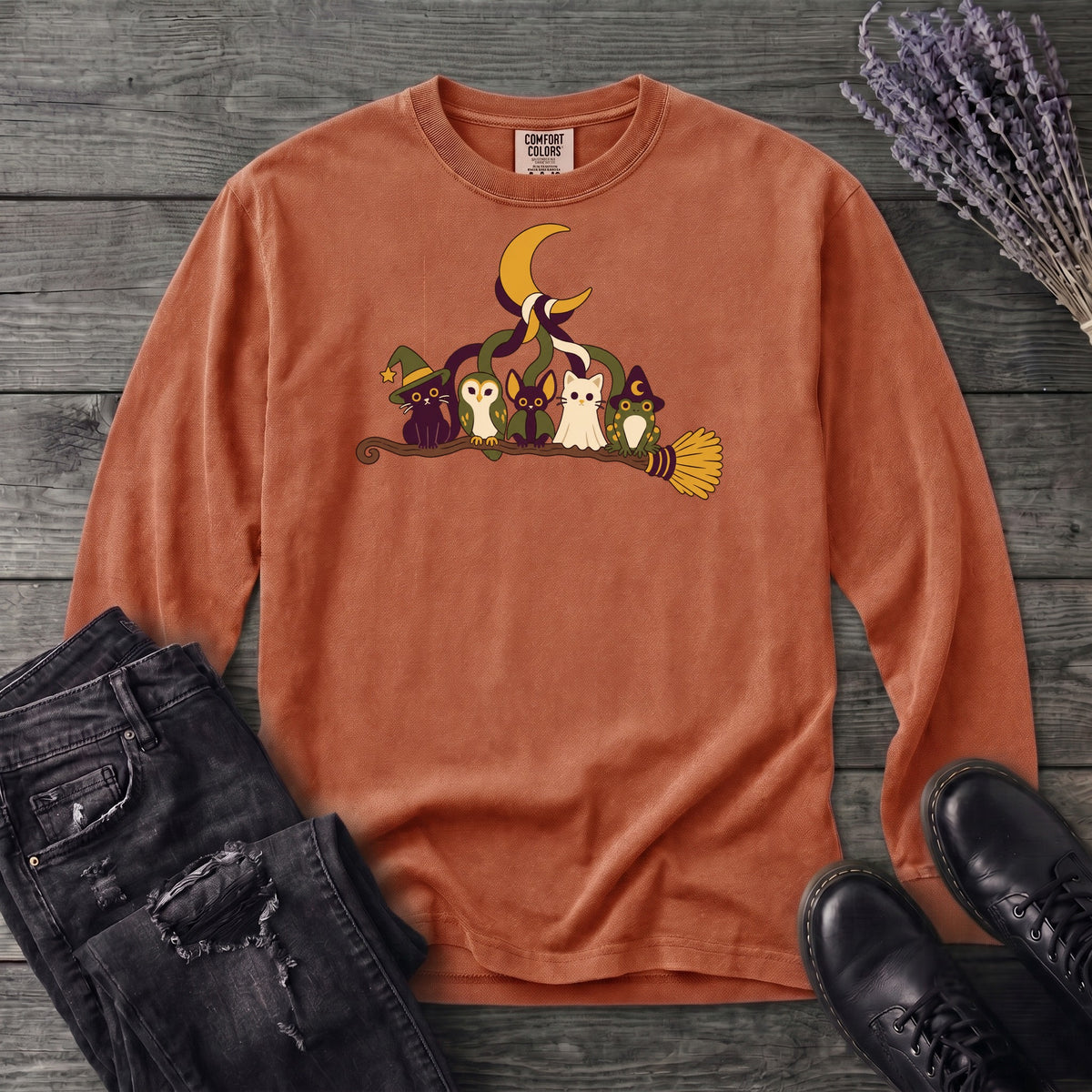 Tether To The Moon Long Sleeve T-Shirt