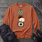 Mid Century Pumpkins Long Sleeve T-Shirt