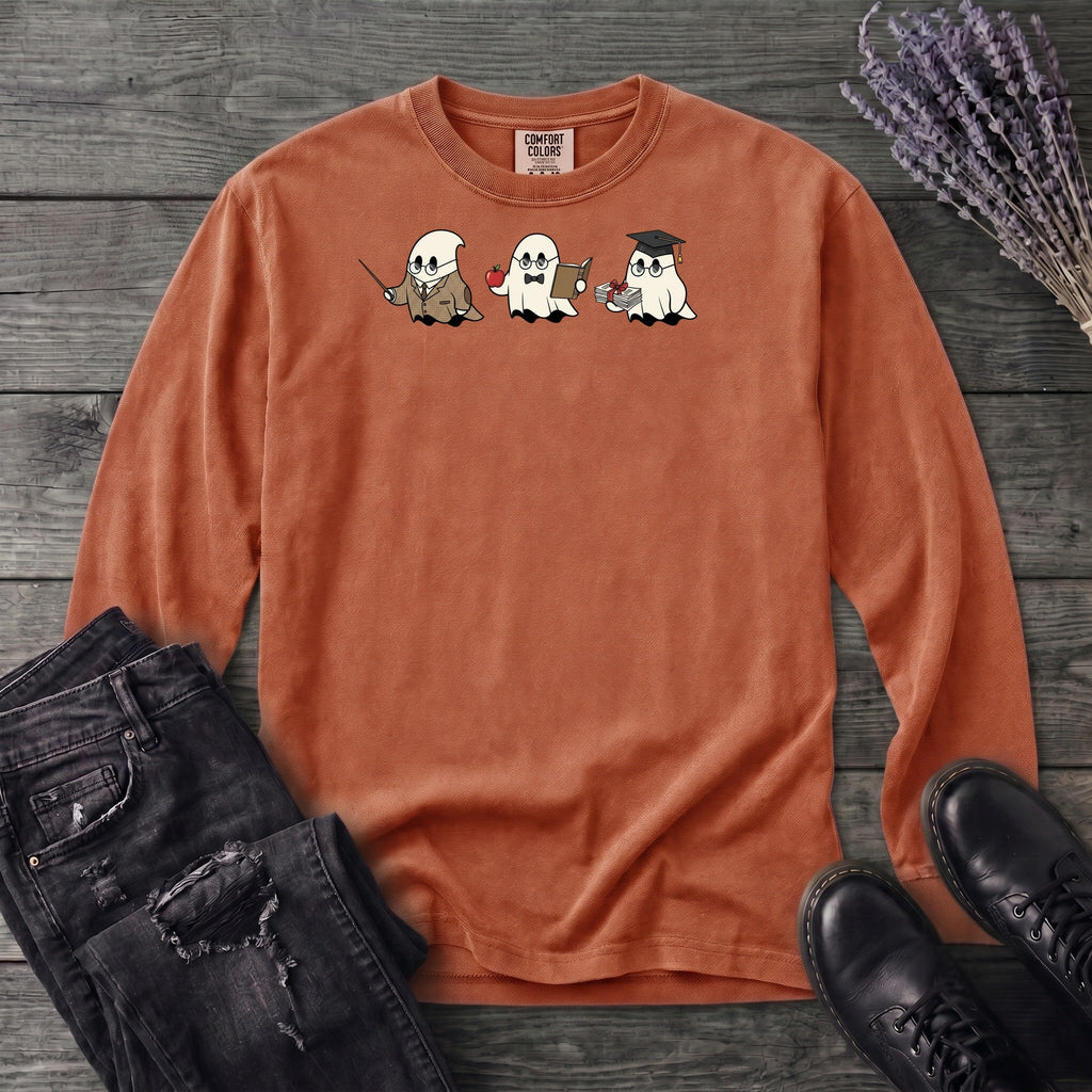 Professor Ghost Trio Long Sleeve T-Shirt