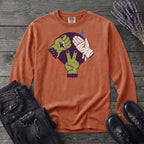 Classic Monster Rock Paper Scissor Game Long Sleeve T-Shirt