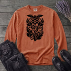 bat night garden Long Sleeve T-Shirt