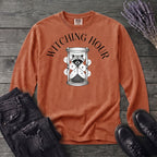Witching Hour Raccoon Hourglass Long Sleeve T-Shirt