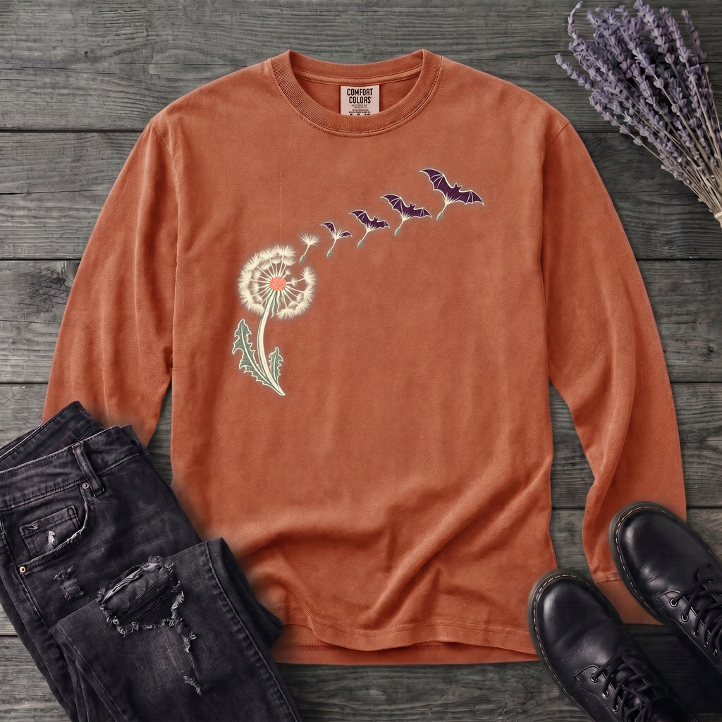Dandelion Bats Long Sleeve T-Shirt