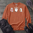 Hot Cocoa Ghosts Long Sleeve T-Shirt