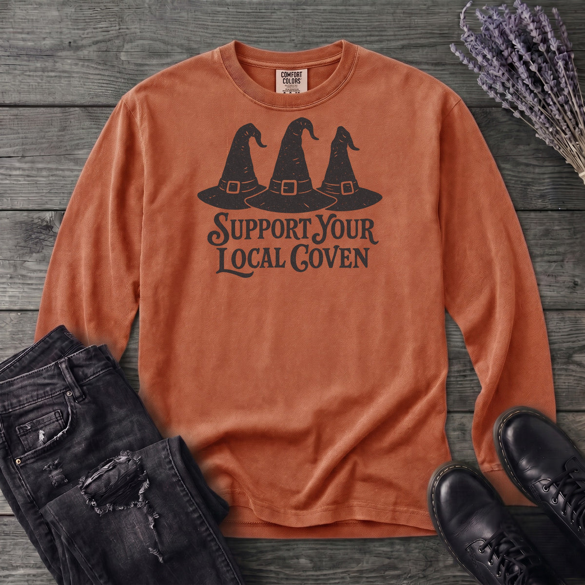 Support Your Local Coven Long Sleeve T-Shirt
