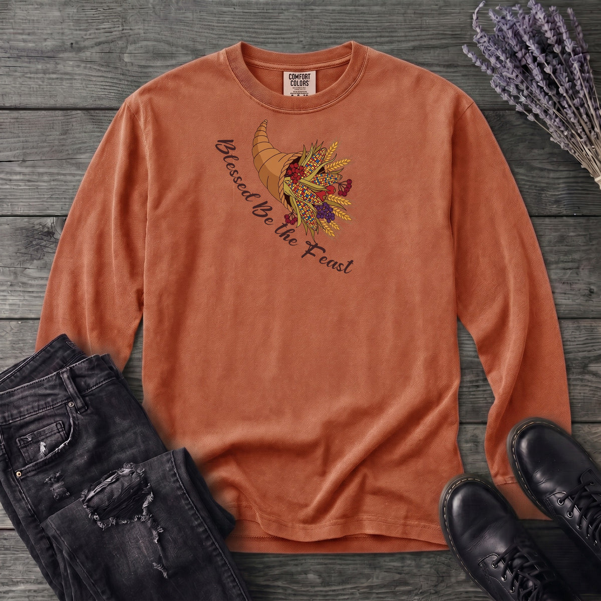 Blessed Be The Feast Long Sleeve T-Shirt