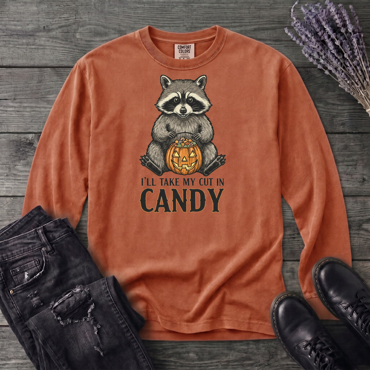 Ill Take My Cut In Candy Long Sleeve T-Shirt