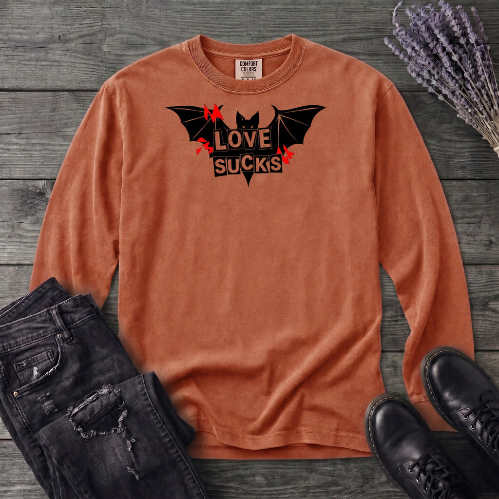 Love Sucks Punk Bat Long Sleeve T-Shirt