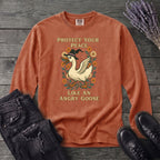 Protect Your Peace Like An Angry Goose Long Sleeve T-Shirt