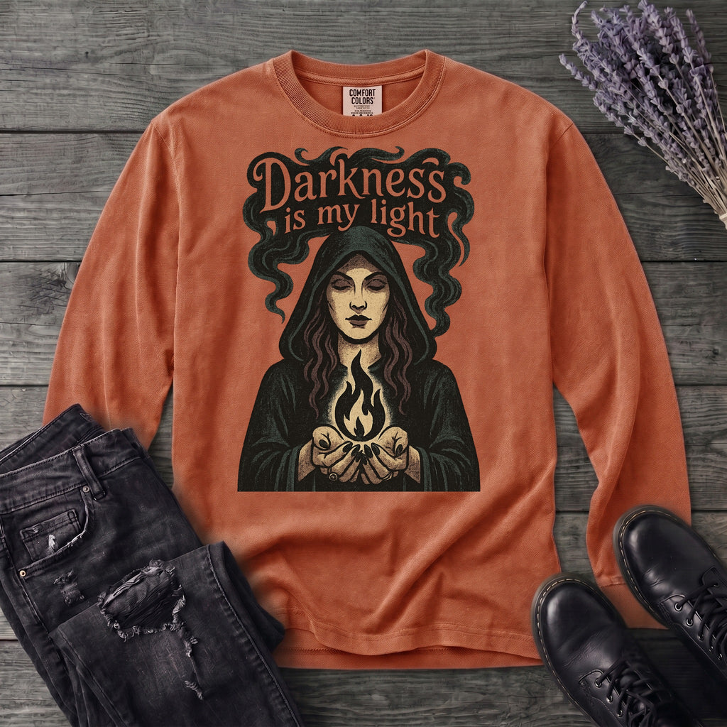 Darkness Is My Light Long Sleeve T-Shirt