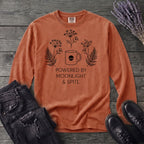 powered by moonlight & spite Long Sleeve T-Shirt