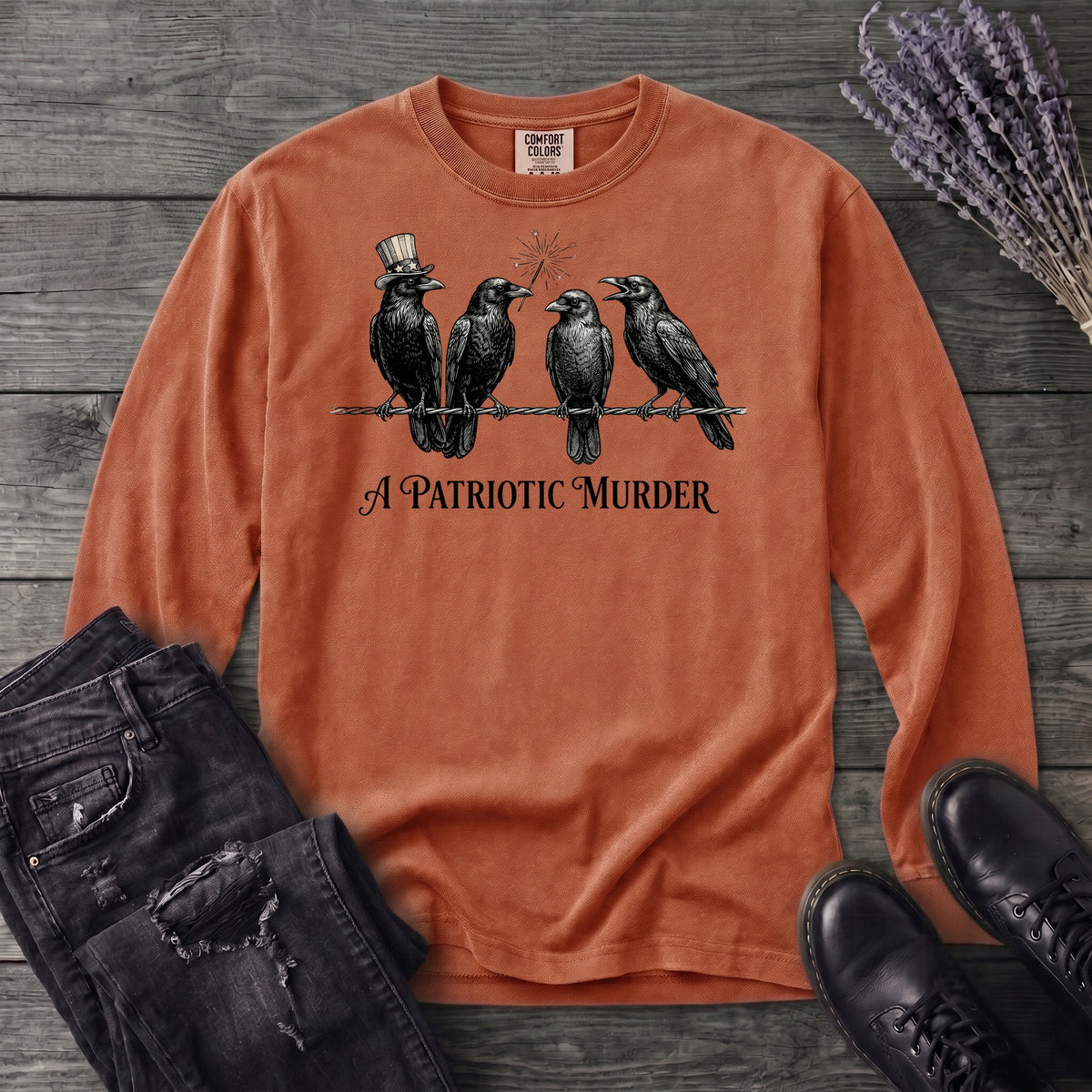 A Patriotic Murder Long Sleeve T-Shirt