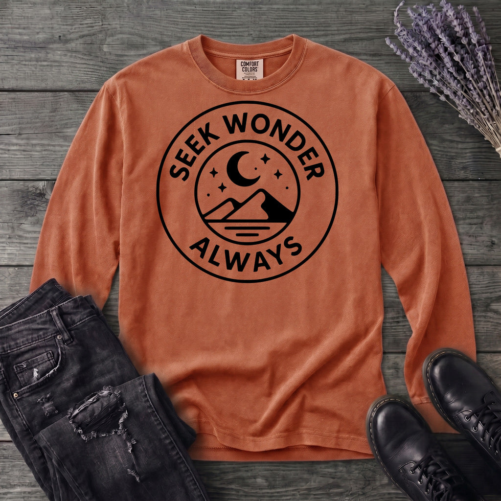 Seek Wonder Always Long Sleeve T-Shirt