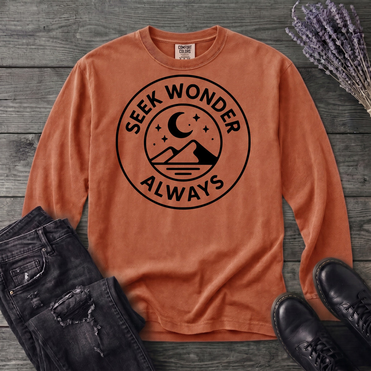Seek Wonder Always Long Sleeve T-Shirt