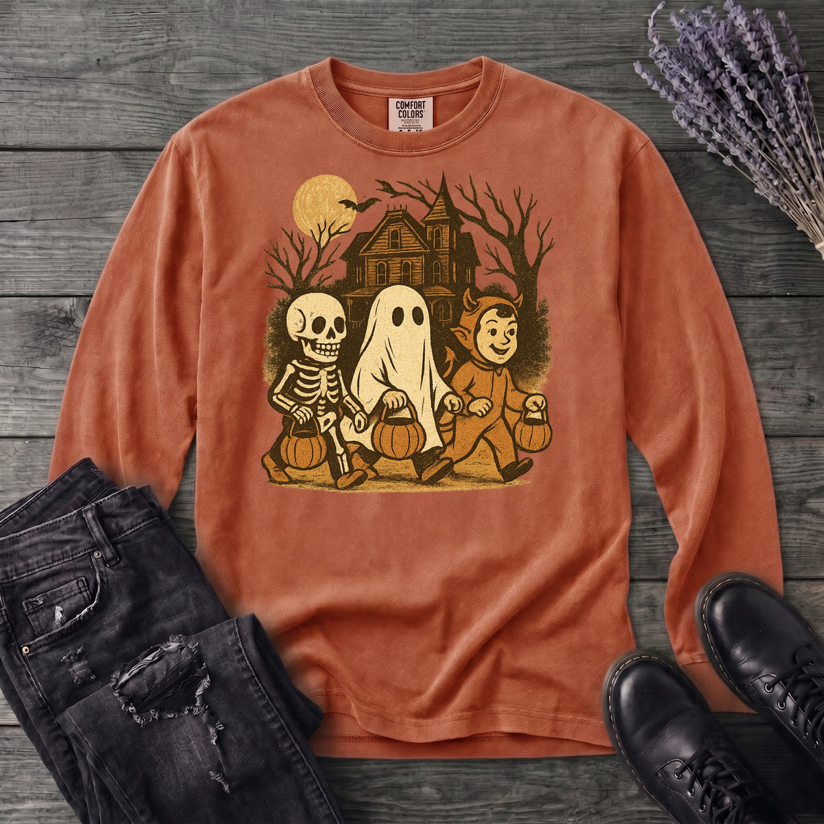 Trick Or Treaters Long Sleeve T-Shirt