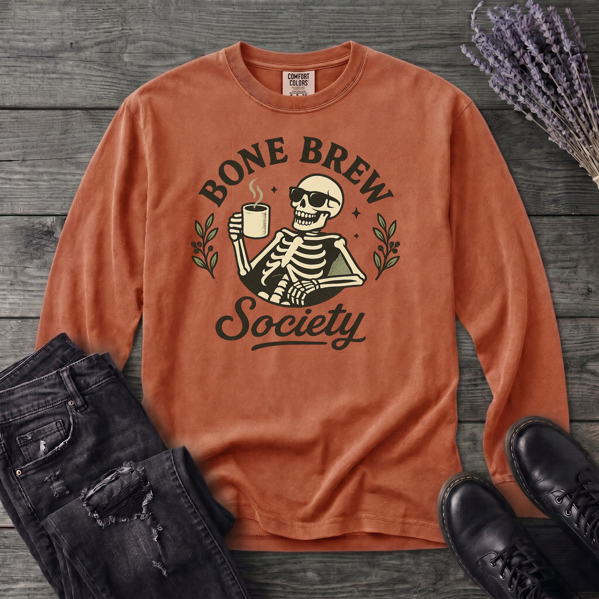 Bone Brew Society Long Sleeve T-Shirt
