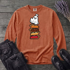 Stacked Pie Ghost Long Sleeve T-Shirt