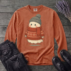 Christmas Sweater Ghost Long Sleeve T-Shirt