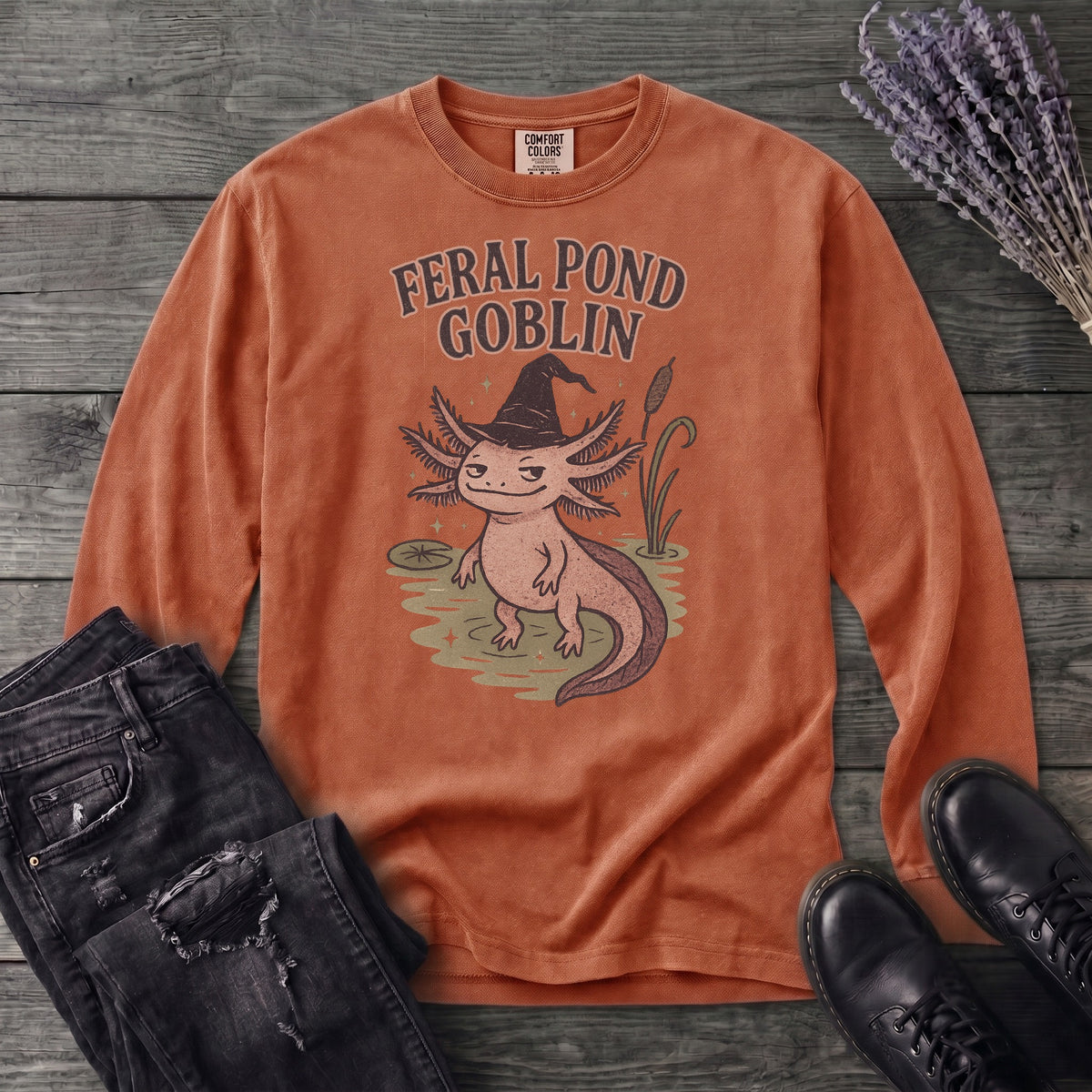Feral Pond Goblin Long Sleeve T-Shirt