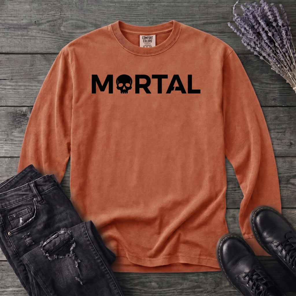 Mortal Skull Long Sleeve T-Shirt