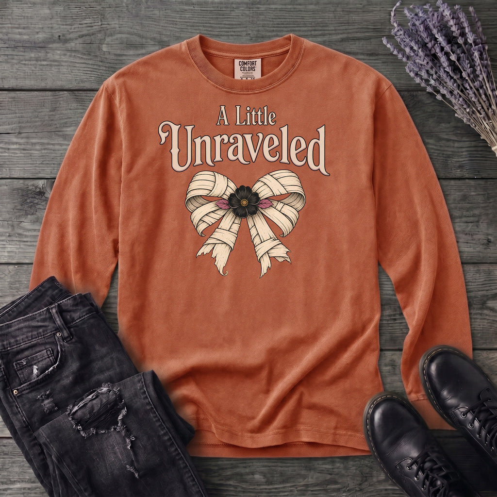 A Little Unraveled Long Sleeve T-Shirt