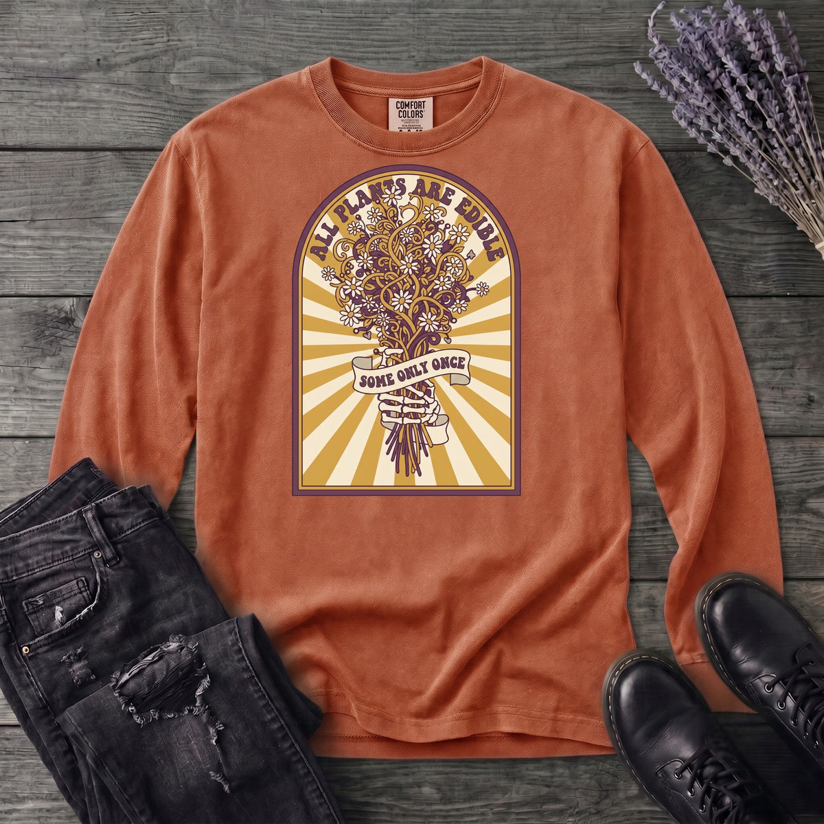 All Plants Are Edible Long Sleeve T-Shirt