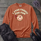 Stab Fabric Long Sleeve T-Shirt