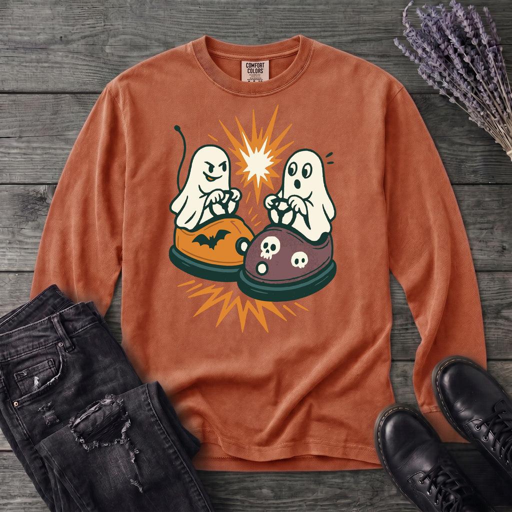 Ghost Bumper Cars Long Sleeve T-Shirt