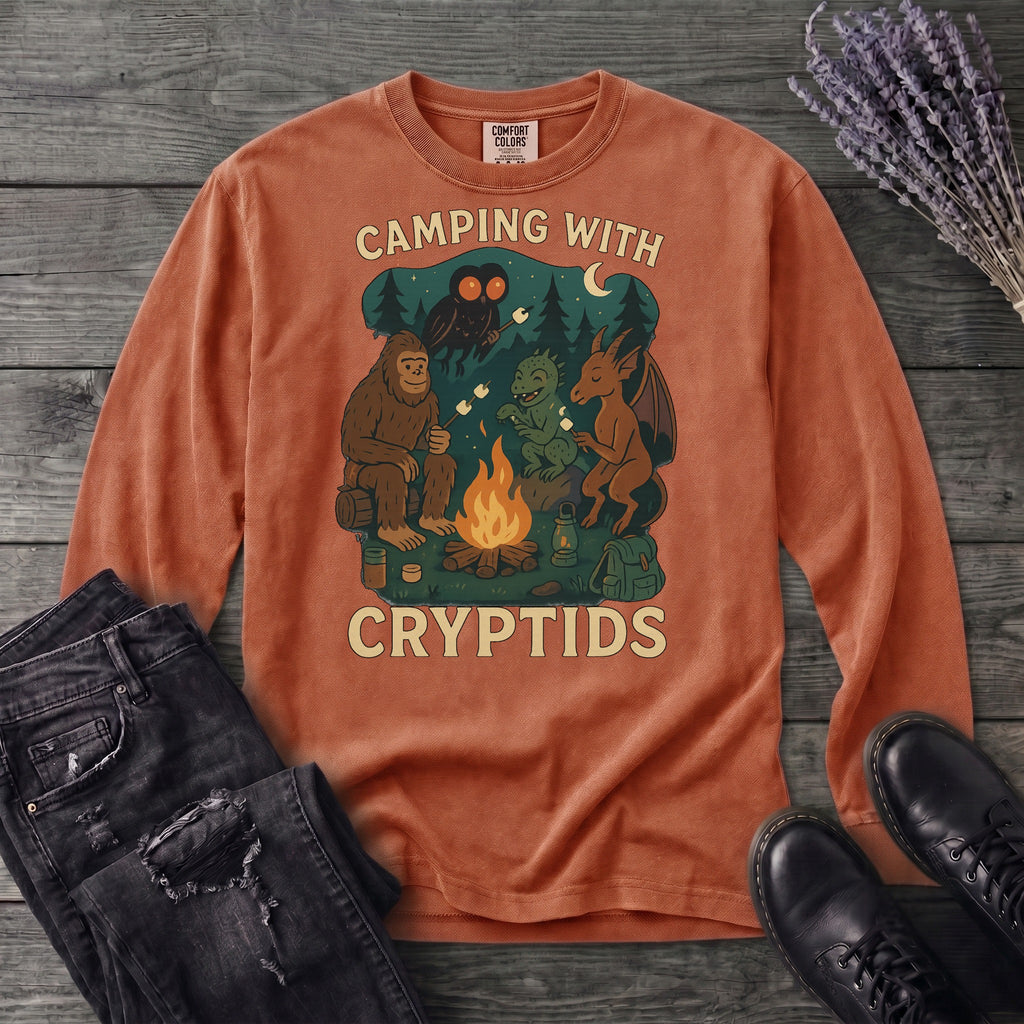 Cryptid Camping Long Sleeve T-Shirt