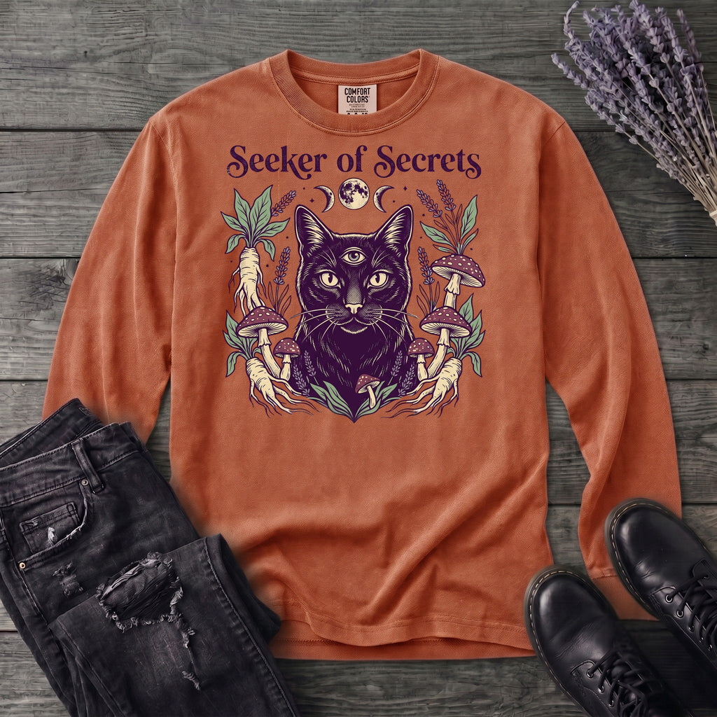 Seeker Of Secrets Long Sleeve T-Shirt
