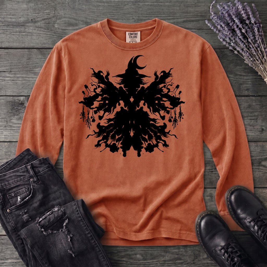 inkblot witch Long Sleeve T-Shirt