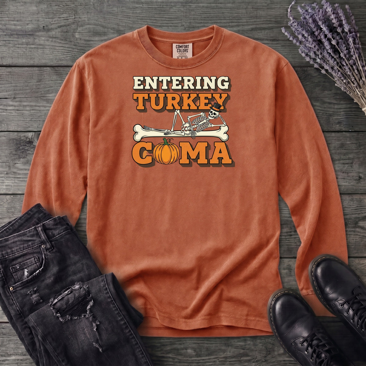 Entering Turkey Coma Long Sleeve T-Shirt