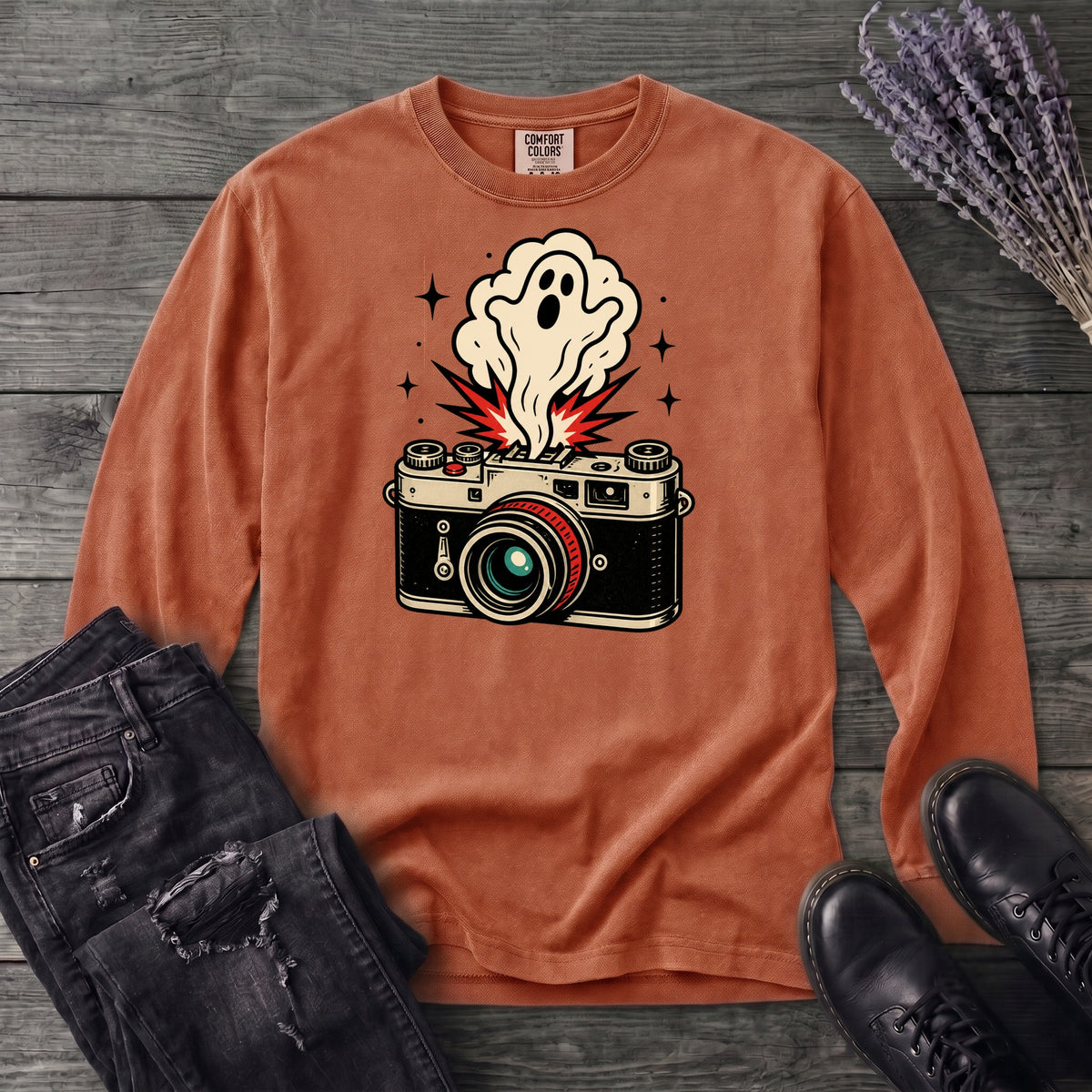 Ghost Flash Long Sleeve T-Shirt