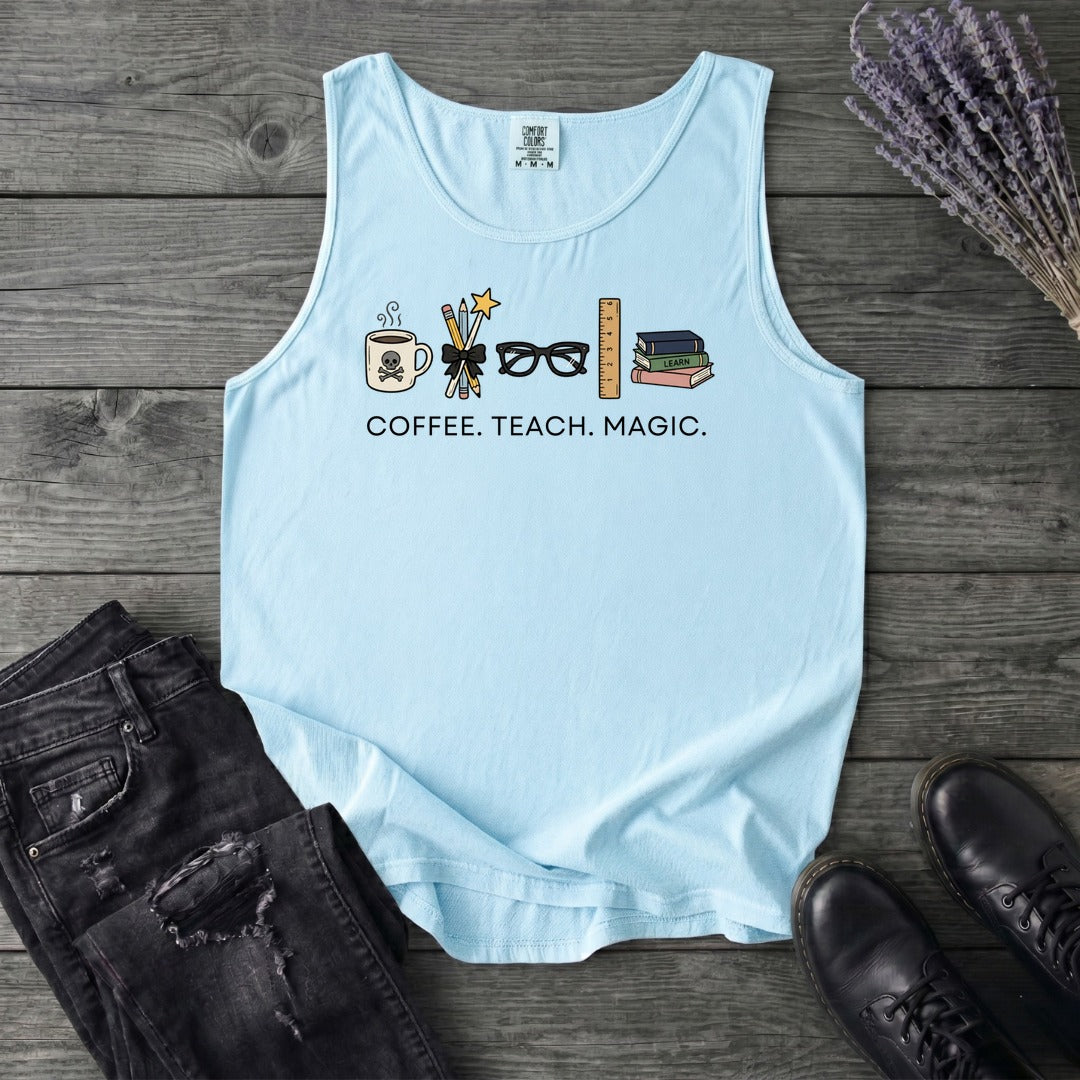 Coffee Teach Magic Tank Top